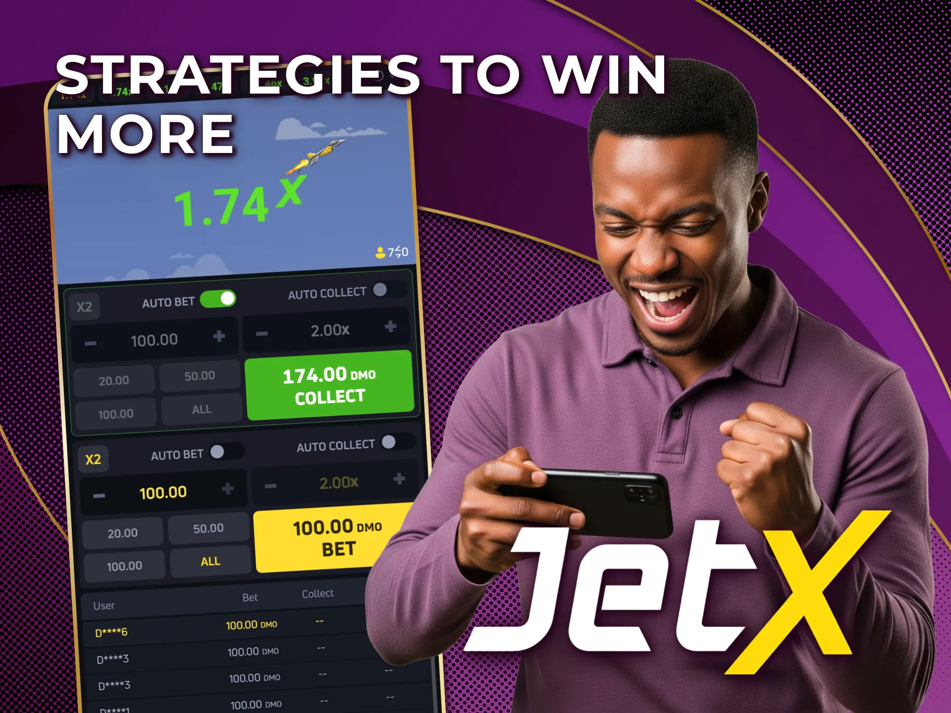 Register on JetX easily and start enjoying the thrill right away.